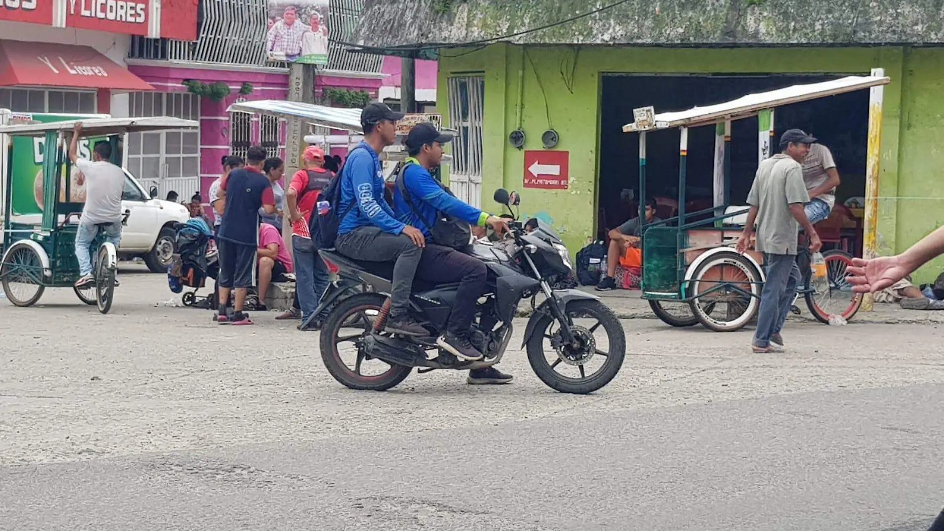 Migrantes en Huixtla